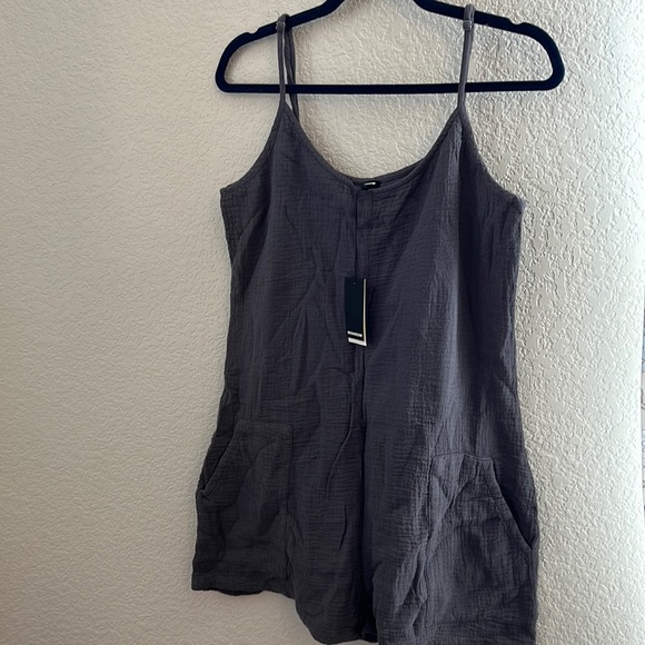 MONROW Easy Romper In gray - Picture 3 of 8